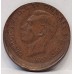 AUSTRALIA 1943Y. ONE 1 PENNY . ERROR . HUGE LIP